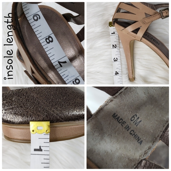 Moda Open Toe Metallic Cage Platform Hee… - Picture 9 of 13